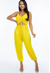 The “Play Date” Yellow Jumpsuit